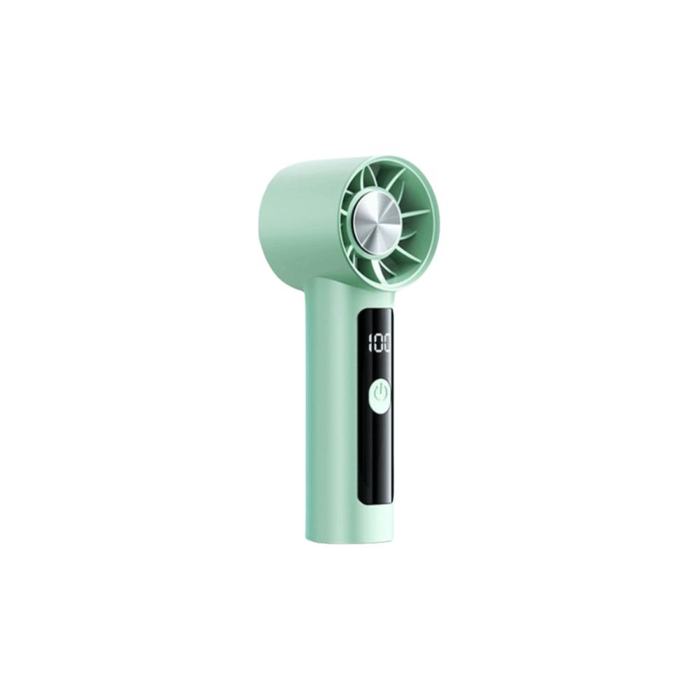 

Strong Wind Mini Turbo Fan Super Strong Wind Portable Pocket Fan Turbocharged Fan Summer зелёный