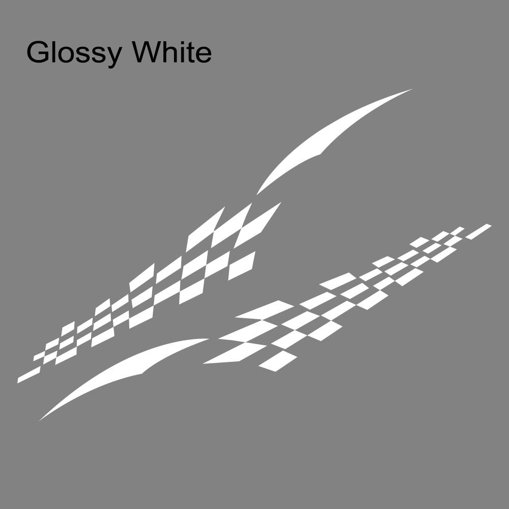 Car Side Body Stickers Scratches Lattices Racing Sport Style Decor Decals Cover Vinyl Film Dcoration Auto Tuning Accessories