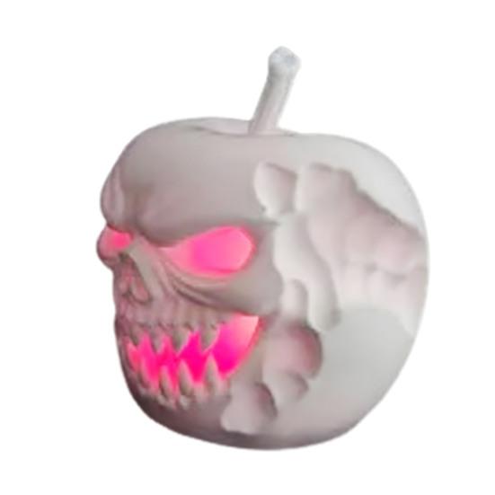 Halloween Evil Fruit Ornament Spooky Tea Light Holder Gothic Tabletop Ornament Creepy Centerpiece for Horror Themed Parties Decoration