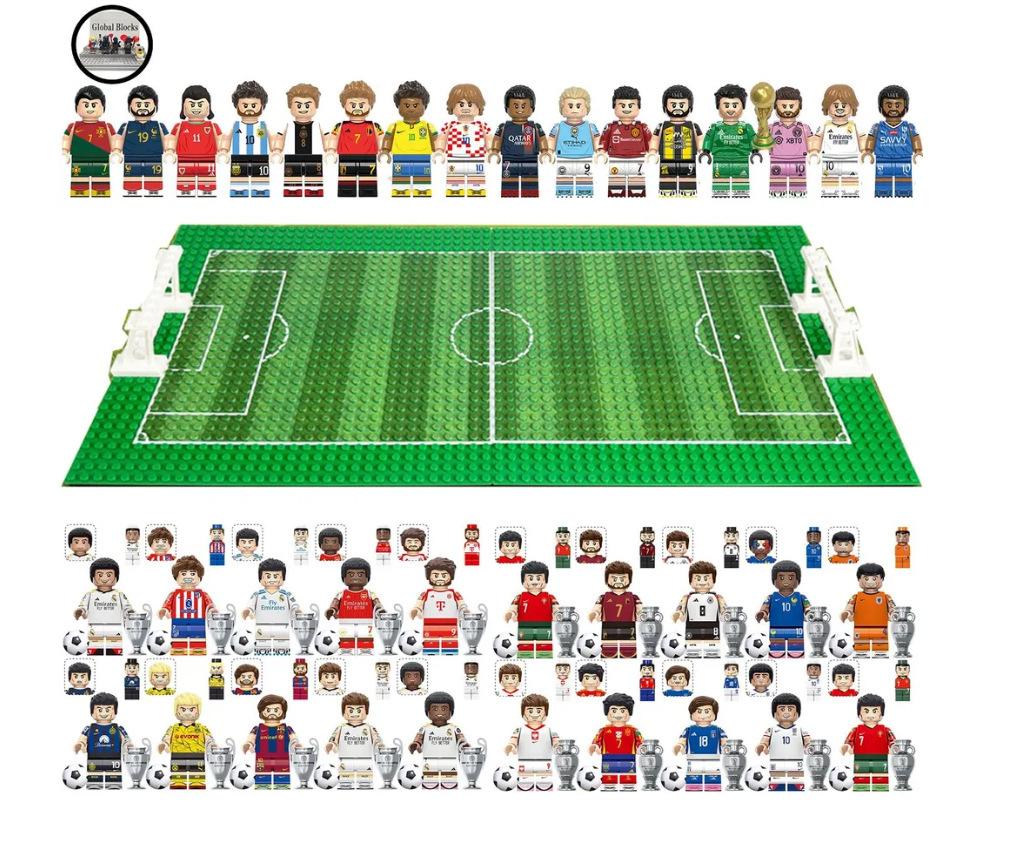 

Футболист Звезда Строительный Блок Злодей Футбольное Поле Сцена Игрушка Pyp