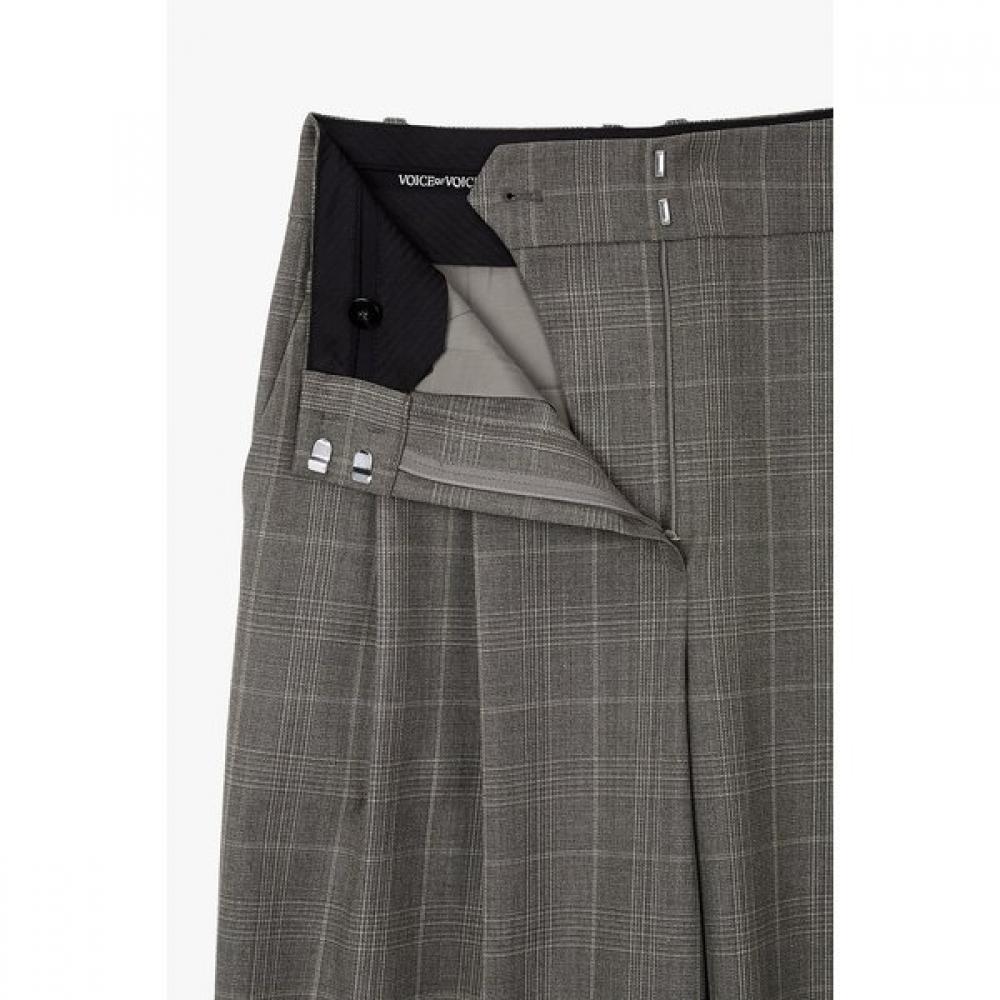 Vov Classic Check Two Tuck Pants 7116130202