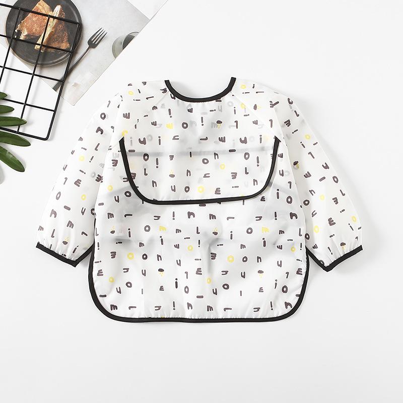Umbrella Toddler Waterproof Long Sleeve Bib Smock