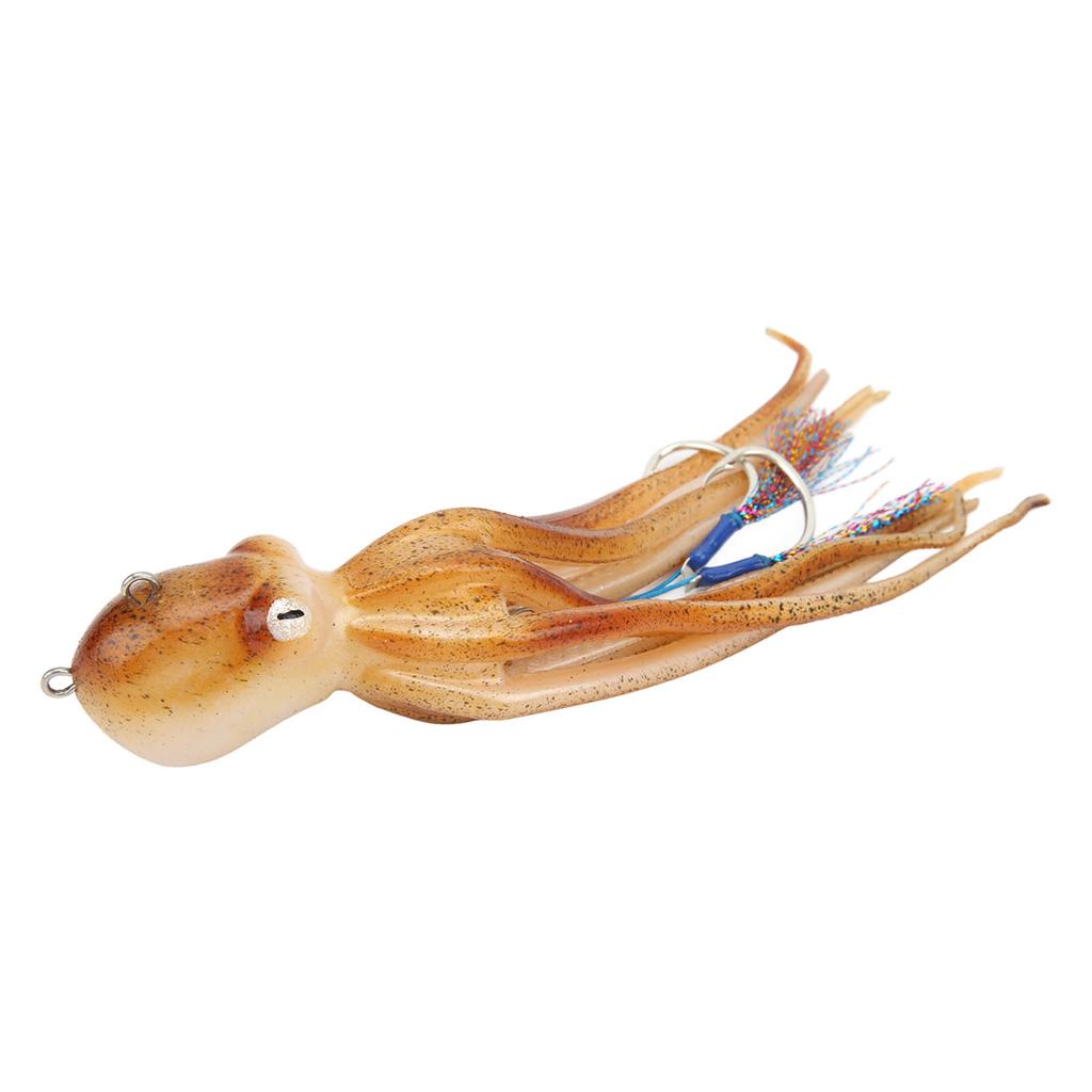 Simulation Squid Jigs Fishing Octopus Lures Lifelike Octopus Jig for Saltwater Ocean Fishing with