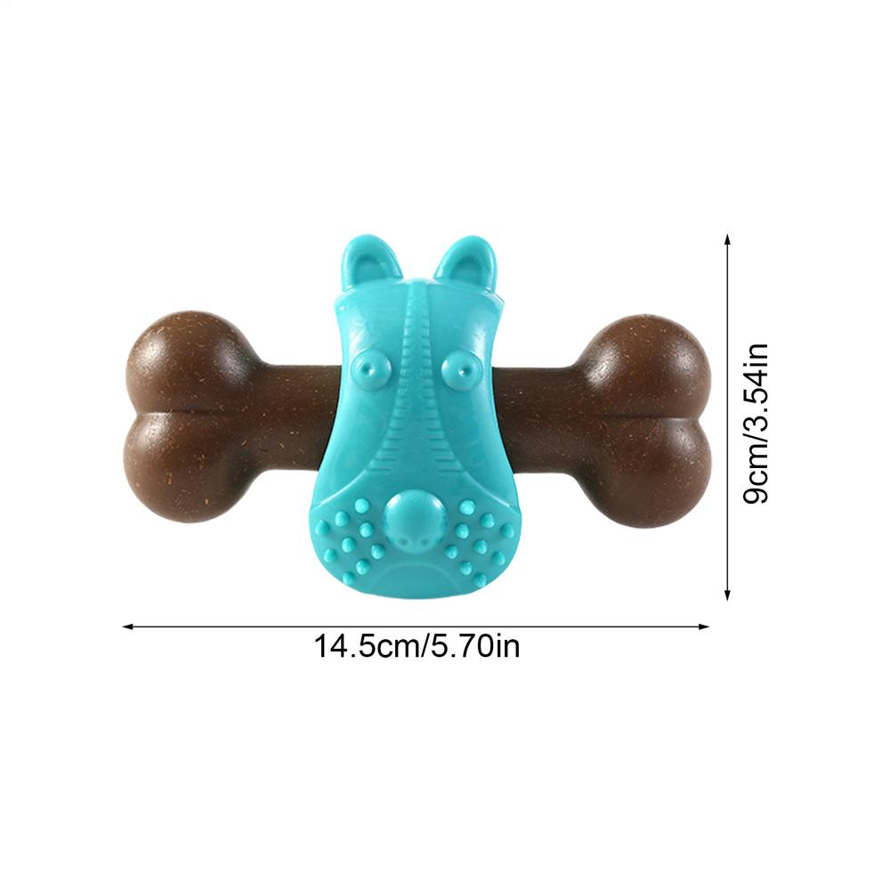 Brinquedos para Cães para Roedores Agressivos Osso para Filhotes Treinador de Roer Calmante Alimentador Lento Estimulação de Roer Interativa Enriquecimento Para
