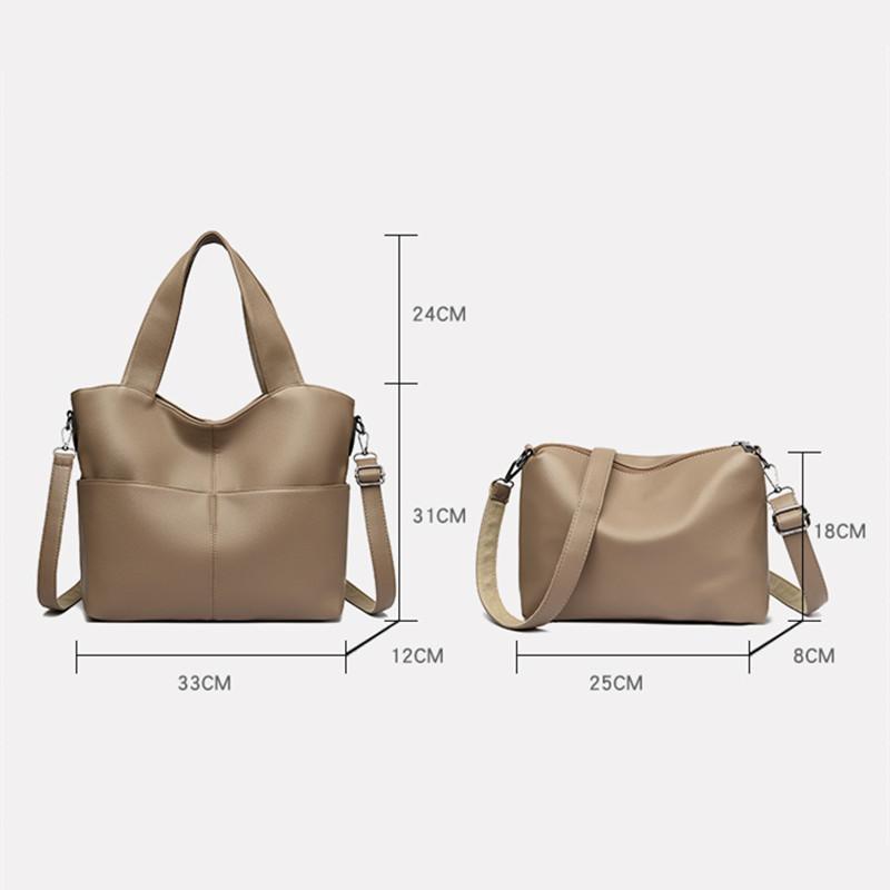 Soft Leather Large Capacity Bag for Women Crossbody Bag High-quality Women's Bags and Purses Luxury Designer Messenger Bags