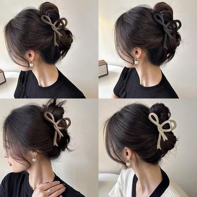 2024 Frosted Large Star Hair Clip - High-End Shark Clip Accessory for Women