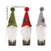 2pcs Cartoon Christmas Gift Wine Bottle Cover Knitted Exquisite Rudolf Faceless Bottle Bag Reusable Champagne Bottle Cover