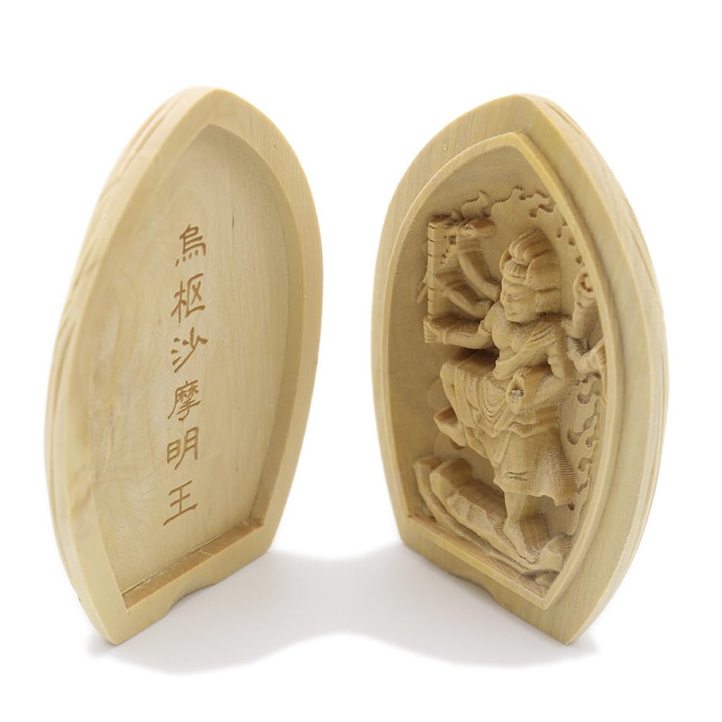 Kurita's Special Buddhist Statue [Guardian Deity] Ushnishavijaya (Lotus-Shaped Incense Holder Buddha [Pocket Buddha]) Guardian Deity of Purity