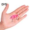 6CM/6.5G Multi-Jointed Fishing Lure with Hooks Realistic 2-Section Swimbait Plastic Artificial Bait Freshwater Saltwater Bass Trout Pike Fishing