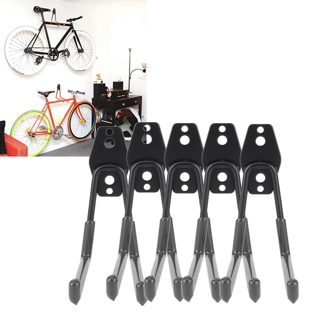 5Pcs WallMounted Garage Hooks Organization Storage Hanger for Power Tool Rope Shovel Bike