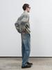 GENERALIDEA Unisex Hachi Big Border Knit Pullover [Light Khaki] / Sbe3U05005