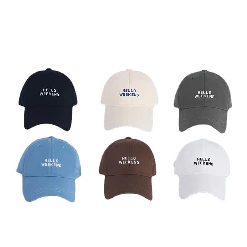 Hat Women's Spring and Autumn Embroidered Alphabet Baseball Cap Men's Youth Couple Cap Casual Versatile Sun Hat