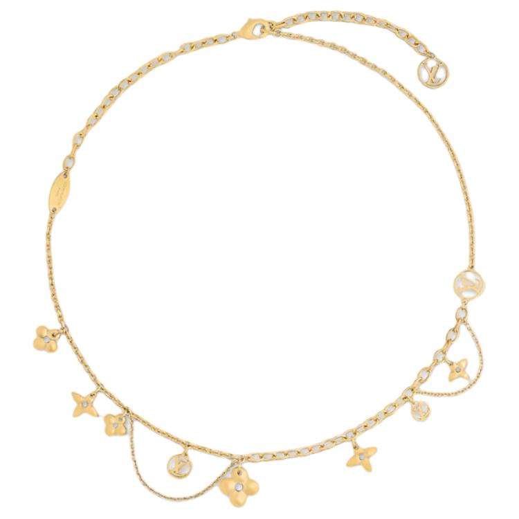 Louis Vuitton Blooming Metal Necklace Women Necklace Gold M90736