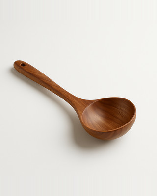 ვინტაჟური ბუნებრივი მყარი ხის სამზარეულოს სამზარეულო ხელსაწყოები გრძელი სახელურებით სახლის აზიური რესტორნისთვის ჯანსაღი და არატოქსიკური