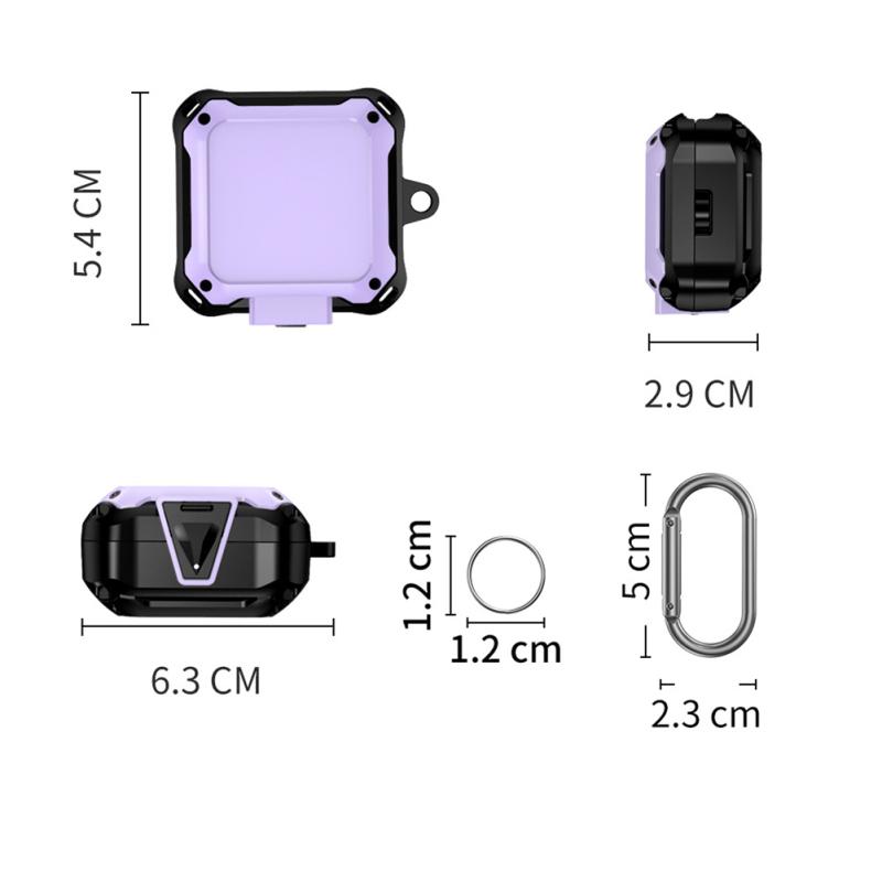 Kopfhörer Schutzhülle Switch Armor Cover Ganzkörperschutz Kompatibel für Samsung Galaxy