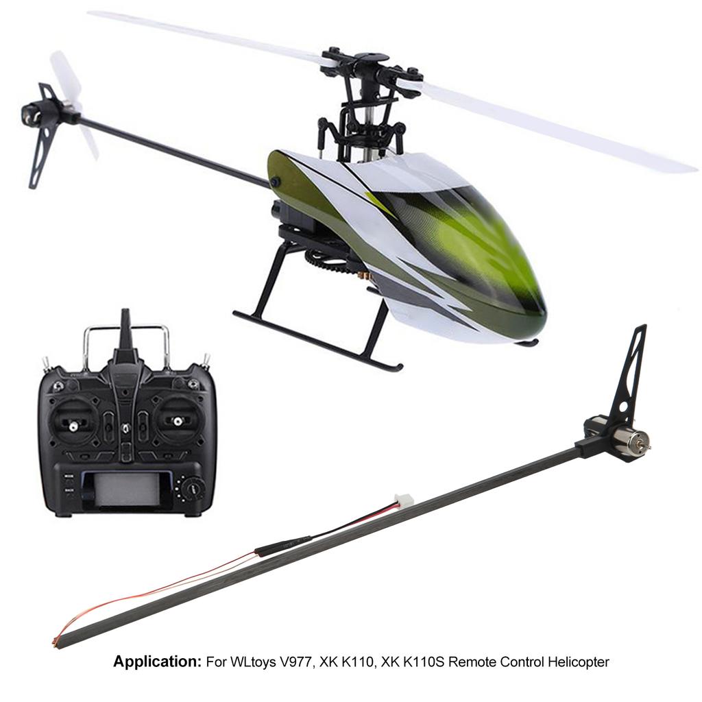 RC Helicopter Tail Motor Set Replacement Parts for WLtoys V977 XK K110 Remote Control Vehicle