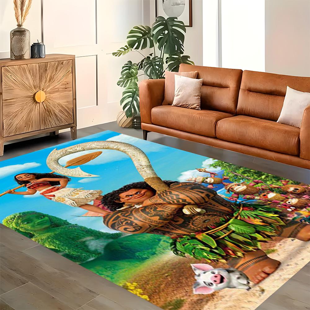 Moana's Adventure On The Waves rug for Living Room rug, Bedroom, Study Room, Hallway Decoration, Perfect for Home Decoration or Holiday Gifts
