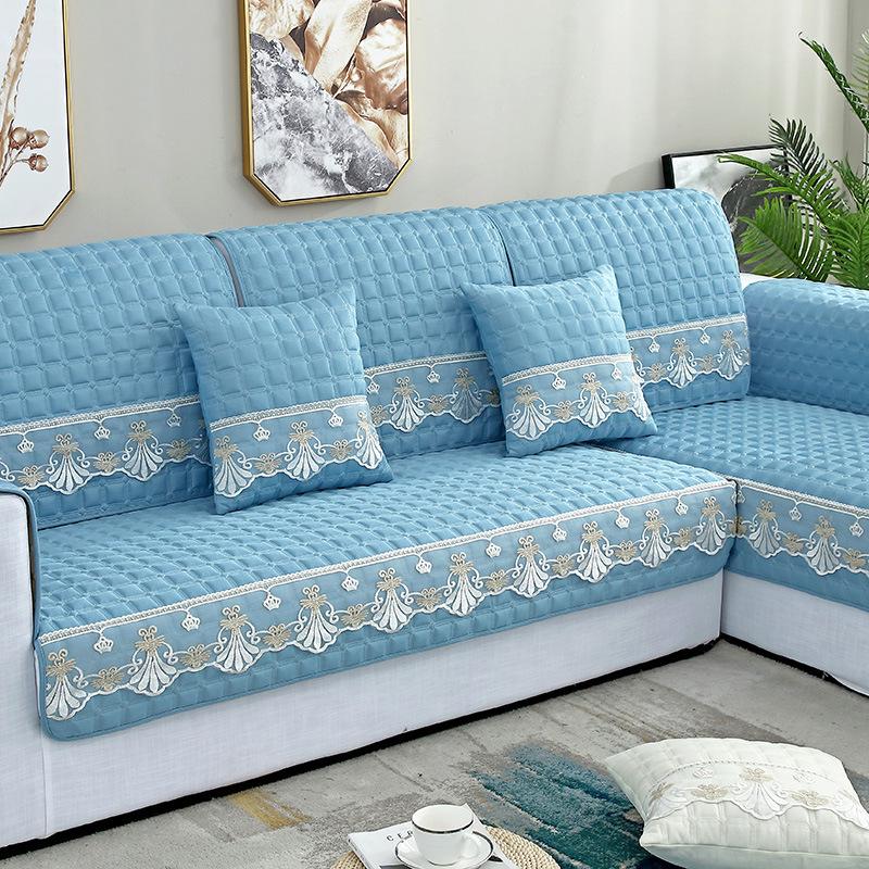 Sofa Cushion Is Universal In All Seasons, Modern Simple Fabric Non-Slip Seat Cushion, Living Room Sofa Cover, Full Cover Of Towel