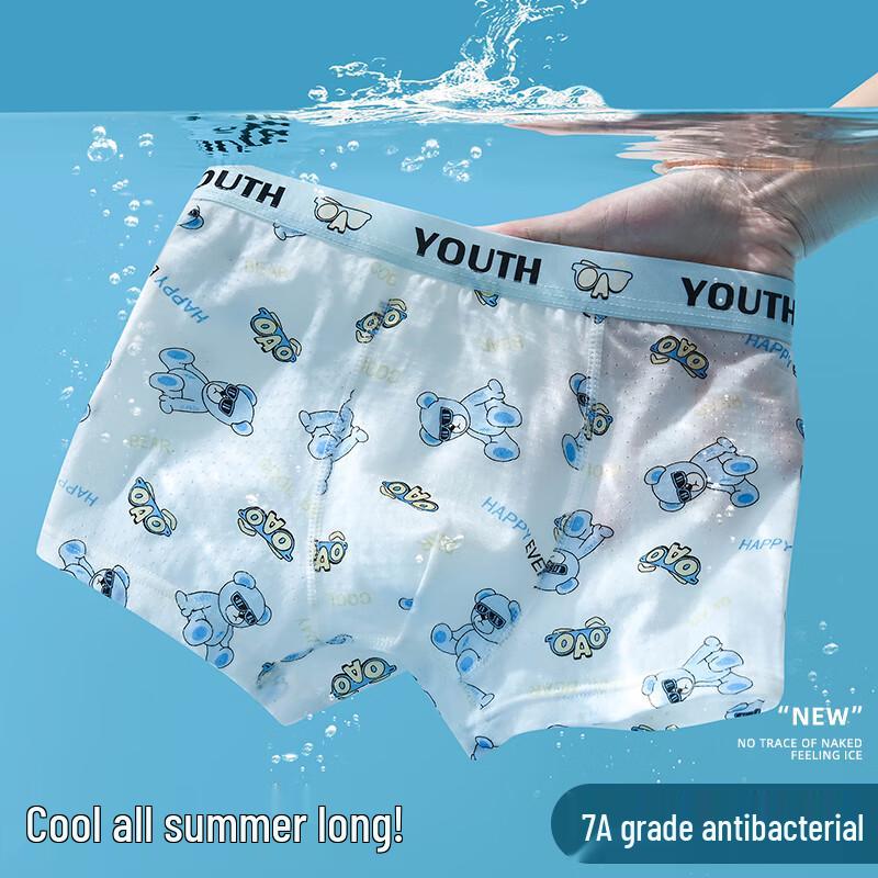 Yuzhaolin Boys' Ice Silk Boxer Briefs