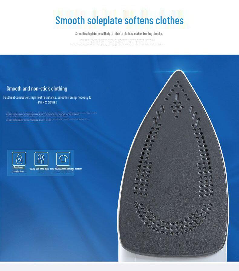 Handheld Mini Steam and Dry Iron for Clothes – Dual-Use Electric Ironing Machine