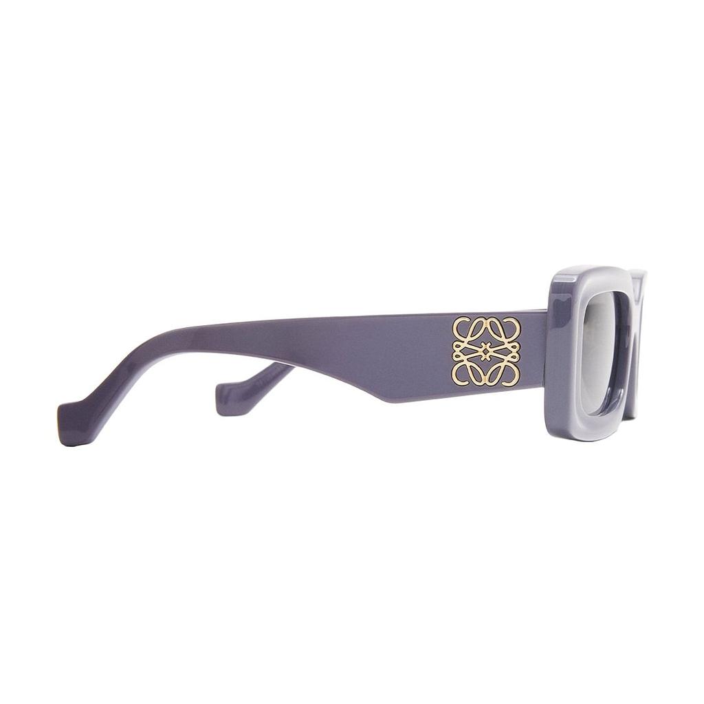 Loewe Logo Pattern Acetate Irregular Shape Sunglasses Women sunglasses Purple LW40101I81A