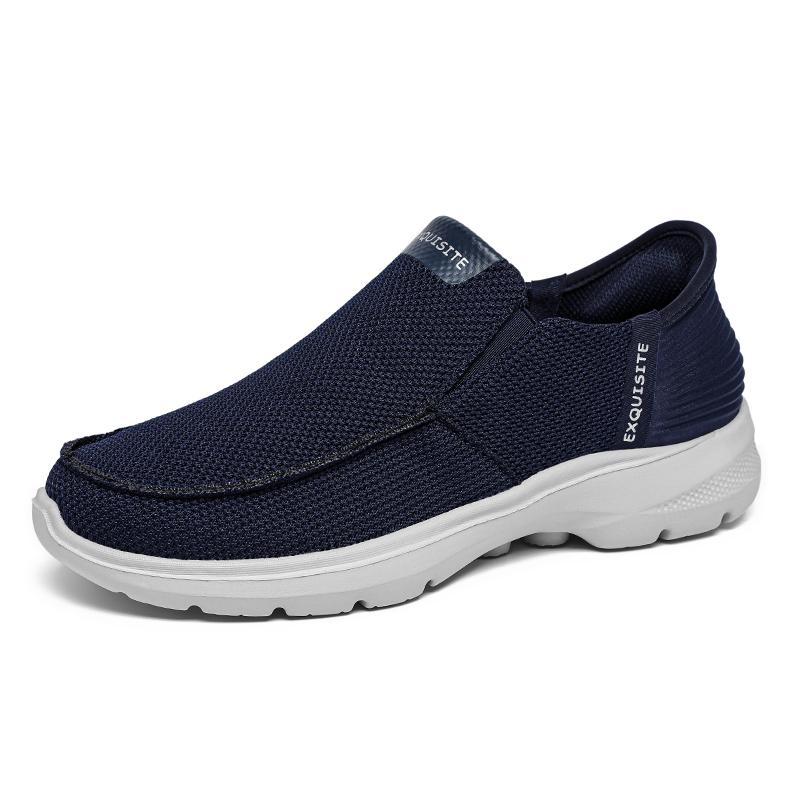 Fashion Hot Sale Men Casual Shoes Slip on Canvas Shoes Comfortable Walking Flats for Man Non Slip Soft Loafers Moccasins Summer Sneakers