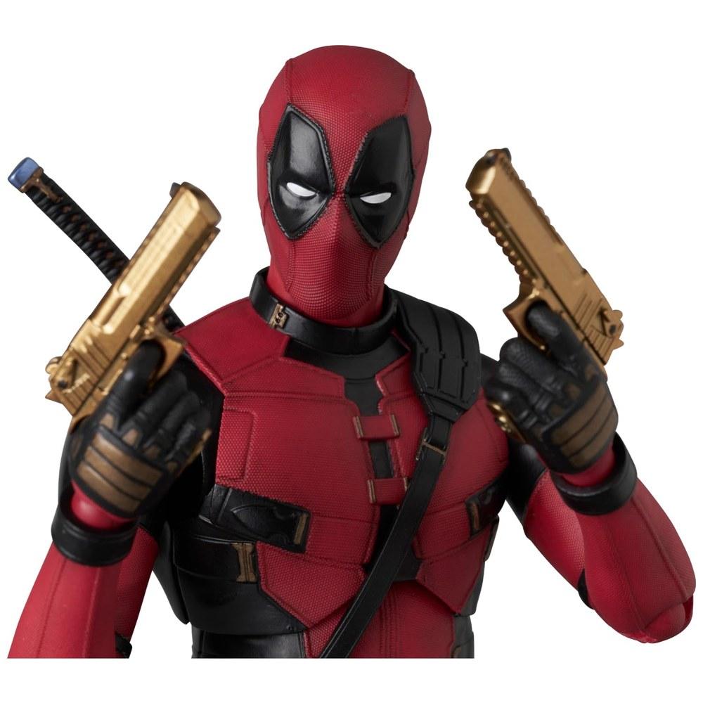 MEDICOM TOY MAFEX Deadpool and Wolverine Ver. Action Figure No.284 160mm Painted with Accessories