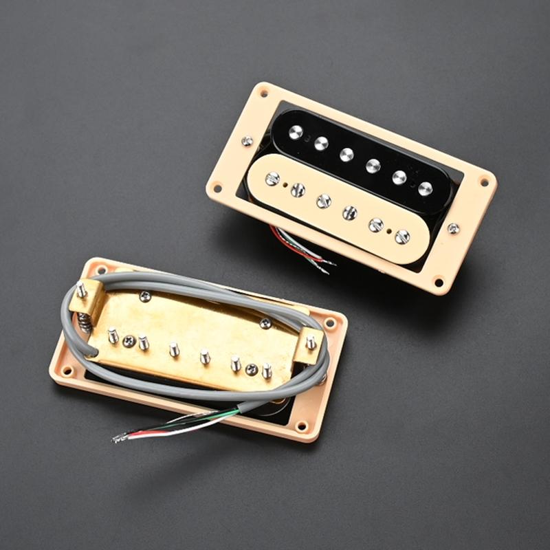 Double Coil Pickup Bridge & Neck Pickups Set Electric Guitar Humbuckers Pickups Electric Guitar Accessories Easy Install