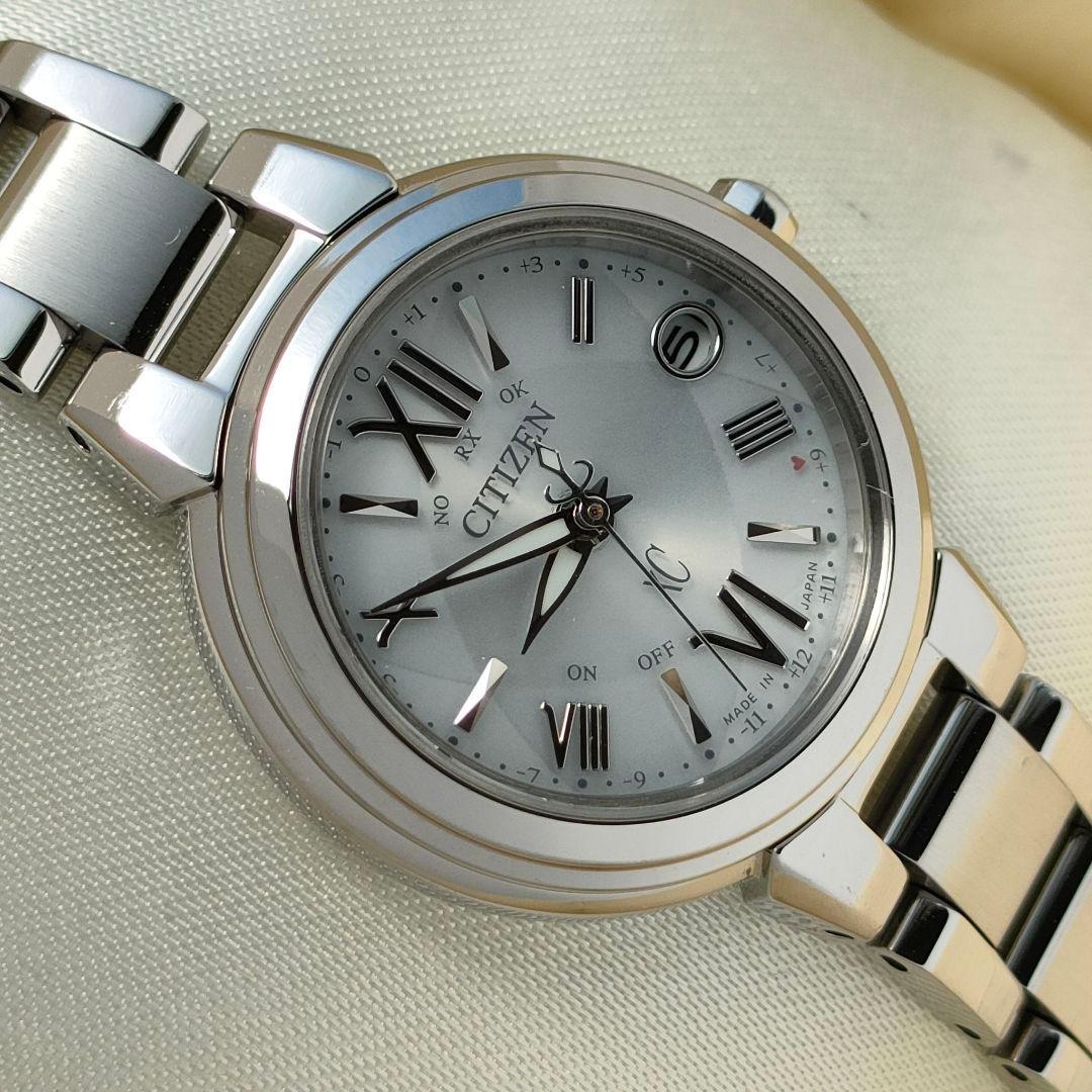 CITIZEN XC Cross Sea ES9430-54A Silver Radio Watch
