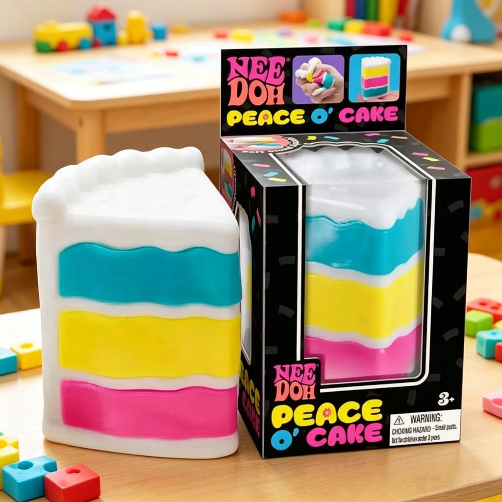 Nuovo Arrivo Edizione Limitata NEE DOH Giorno dell'Indipendenza Cubo Fluido Cubo di Ghiaccio pizza Torta Zucchero Giocattolo Antistress