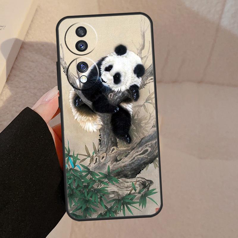 

Panda Animal Cute Bear For Honor Magic 8 7 6 5 Lite Case For Honor 400 Pro 200 50 70 90 X8c X8b X9d X9b X9c Win RT Honor 70