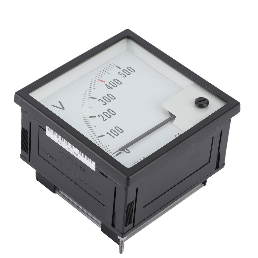 Voltmeter Volts Meter Right Angle Pointer Gauge AC 0‑500V Boat Cabin Dash Instrument