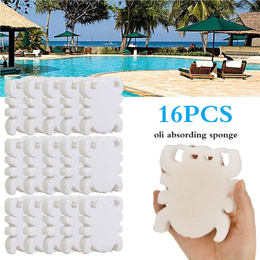 Cartoon Oil-Absorbing Sponge High-Efficiency Scum Sponges Good Adsorptivity Washable Filter Lightweight Wear-resistant Strainer