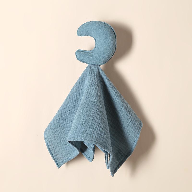 Baby Teething Comforter Puppet: Cotton Star & Moon Sleep Aid