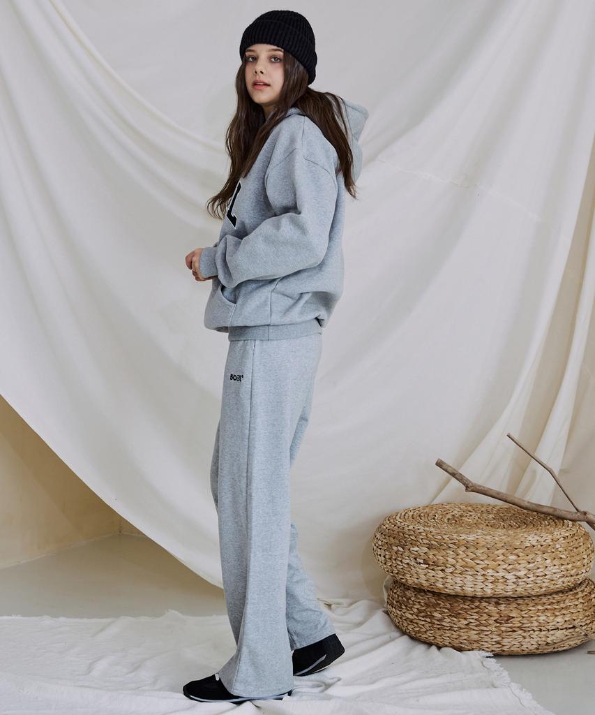 5OML Wide Logo Pants (Melan Grey)