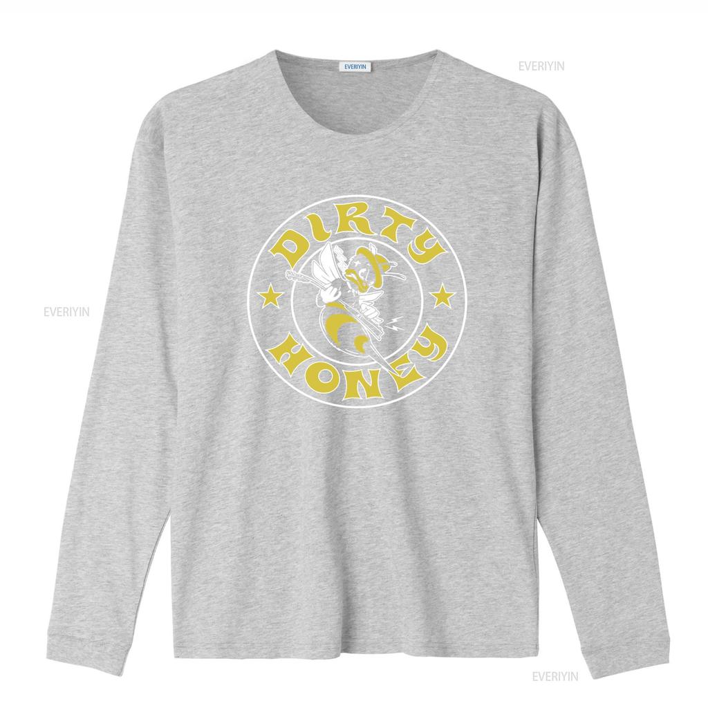 New Limited Edition Dirty Honey Angry Bee Metal Vintage T Shirt For Unisex Vintage Washed Graphic Stretched Casual