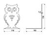 AD09 support, owl, black structure