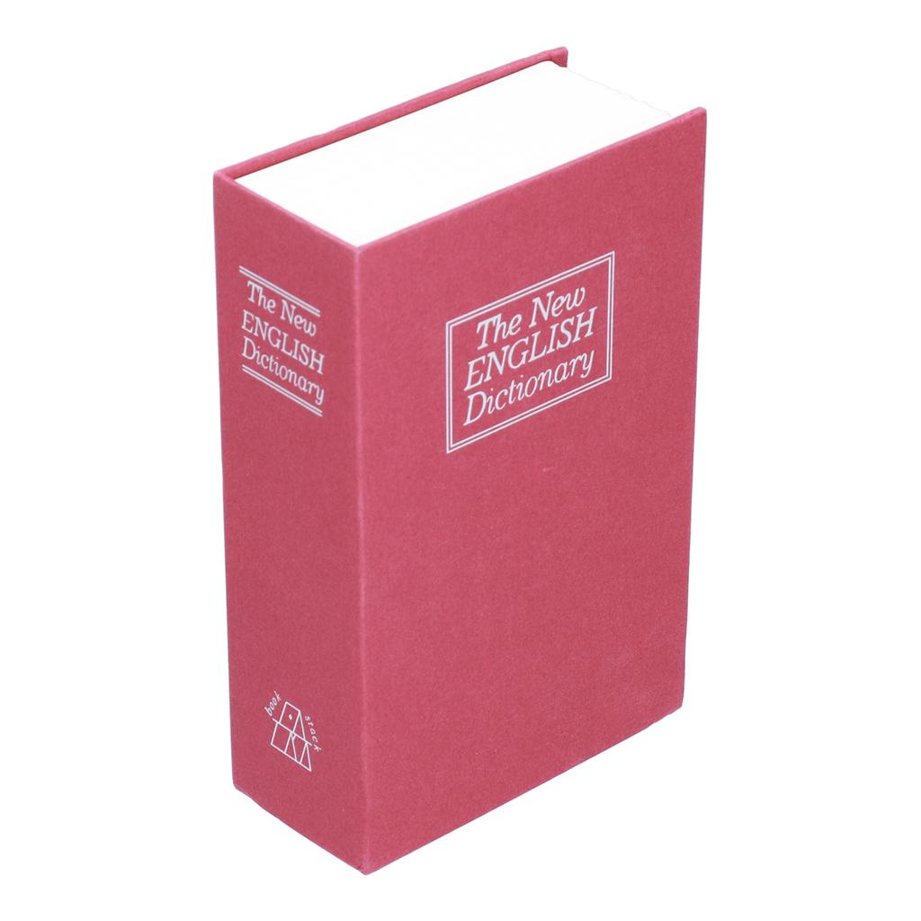 Simulace Knižní trezor Úložný box s klíčovým zámkem Anglický slovník Pokladnička pro domov