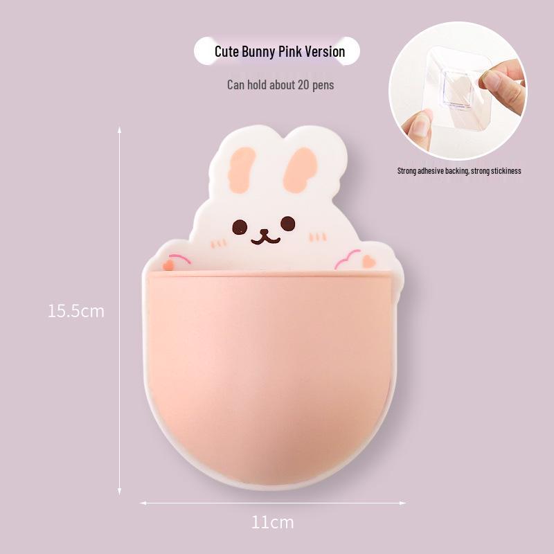 Cute Wall-Mounted Storage Box for Remote, Phone, and Electronics