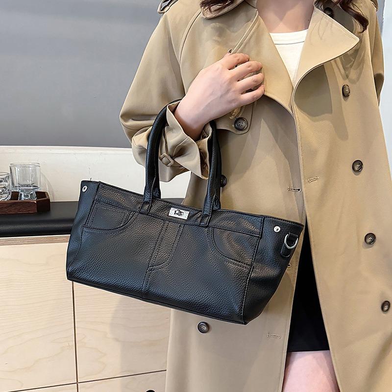 Large-capacity Tote Bag Women's Autumn and Winter New Niche High-end Portable Commuter Bag Single Shoulder Messenger Bag