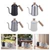 650ml Coffee Hand Brewing Pot Stainless Steels Pours Over Kettle Gooseneck Coffee Pot Kitchen Tool for Home Office