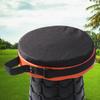 Round Stool Cushion Retractable Stool Cover Thickened Chair Pads Oxford Cloth Stool Seat Cushion Waterproof Round Cushion Stool