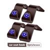 CRR1 4pcs Car Rear Seat Hook Storage Hanger Organizer Accessories For Mercedes Benz W202 W212 W126 W140 W168 W177 CLS GLE GLC GLS CLA