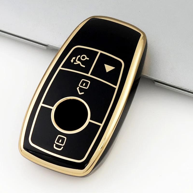 Car Remote Key Case Cover Shell Fob For Mercedes Benz A C E S G Class GLC CLA GLB GLS W177 W205 W213 W222 X167 AMG Accessories