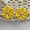 Cm Strass Polyesterband Handgenähte Stoffblume DIY-Accessoire für Kleidung Kopfbedeckung