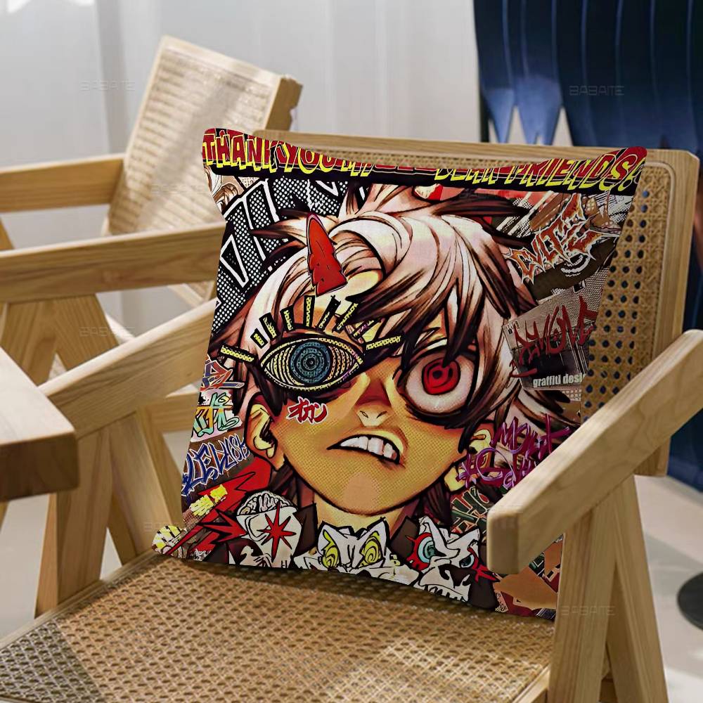 Anime Comic Gachiakuta Lucky Dragon Pillow Cover Sofa Cushion Cover Home Room Decoration Children Gift