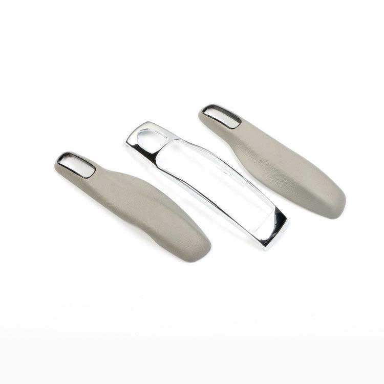 AABKT1 Leather Car Smart Key Cover Case Fob For Porsche 911 Macan Boxster Cayenne Panamera Taycan Cayman 971 9YA 718 Key Shell