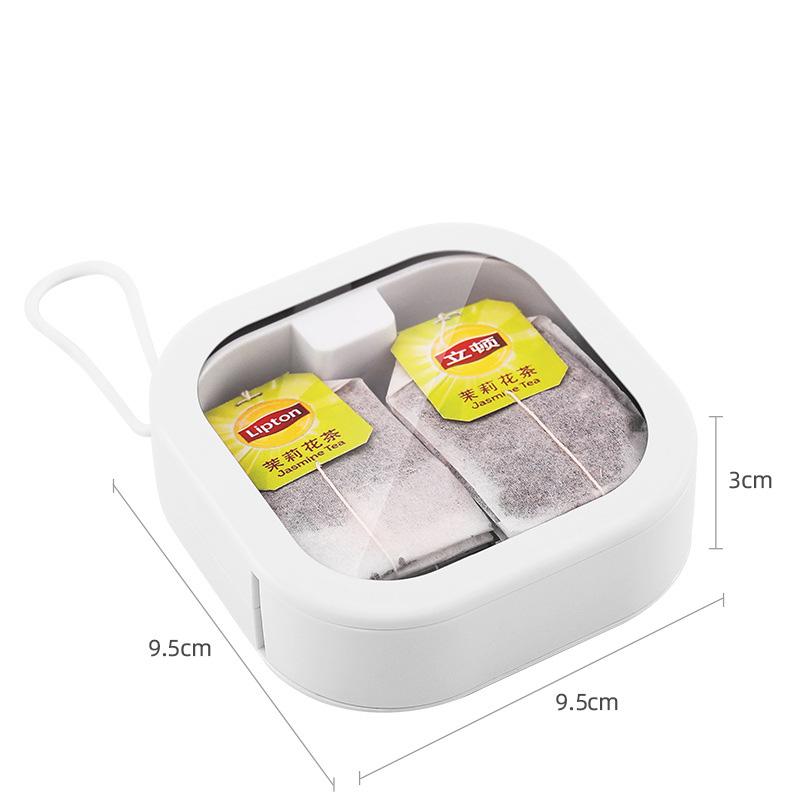 

Mini Storage Box Carry-on Clear Flip Portable Jewelry Pill Storage Box Square Plastic Small Storage Boxes Case Organizer Boxes