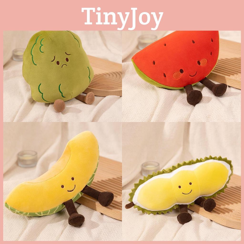Cartoon Fruit Watermelon Hami Melon Durian Bitter Melon Plush Play Doll Sofa
