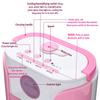 Mini Portable Air Conditioner Arctic Air Cooler Humidifier Purifier LED Light Personal Space Fan Air Cooling Fan USB